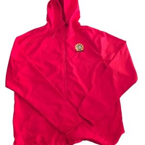 Borden Red Windbreaker Jacket